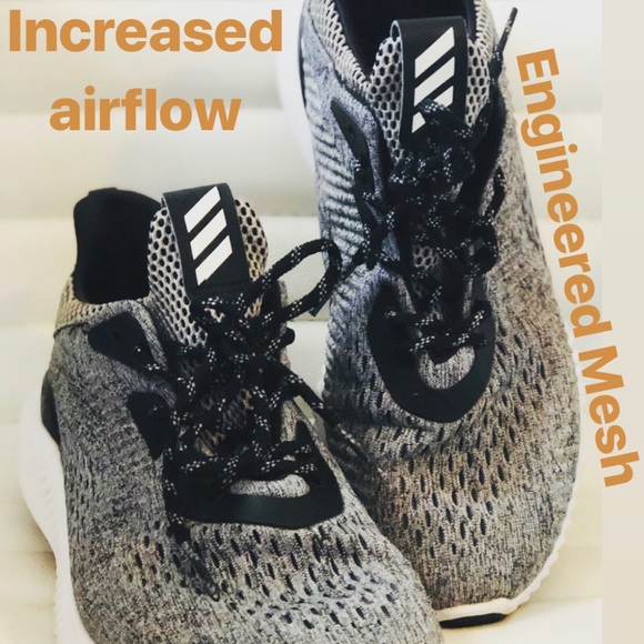 Alphabounce 9.5 US Grey and Black Mesh - Picture 4 of 4